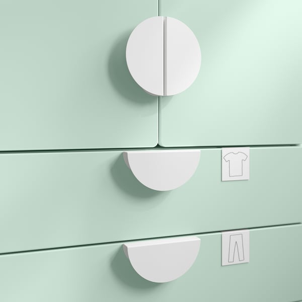 BEGRIPA يد, أبيض/نصف-دائرة, 130 مم