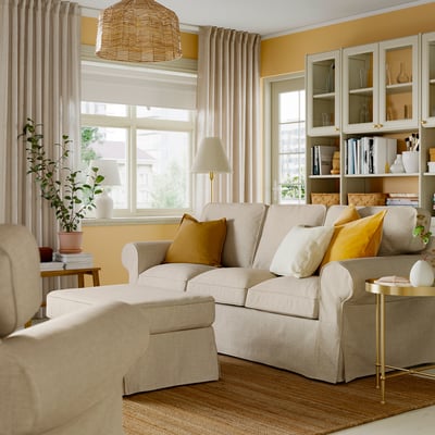 EKTORP كنبة 3 مقاعد, Kilanda أزرق غامق