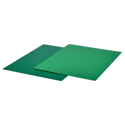 FINFÖRDELA لوح تقطيع, أخضر/أخضر ساطع, ‎28x36 سم‏