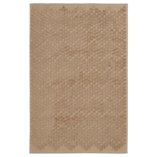 FJÄLLKATTFOT دعّاسة للحمّام, بيج, 50x80 سم