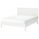 GULLABERG هيكل سرير, أبيض/Lindbåden, 160x200 سم