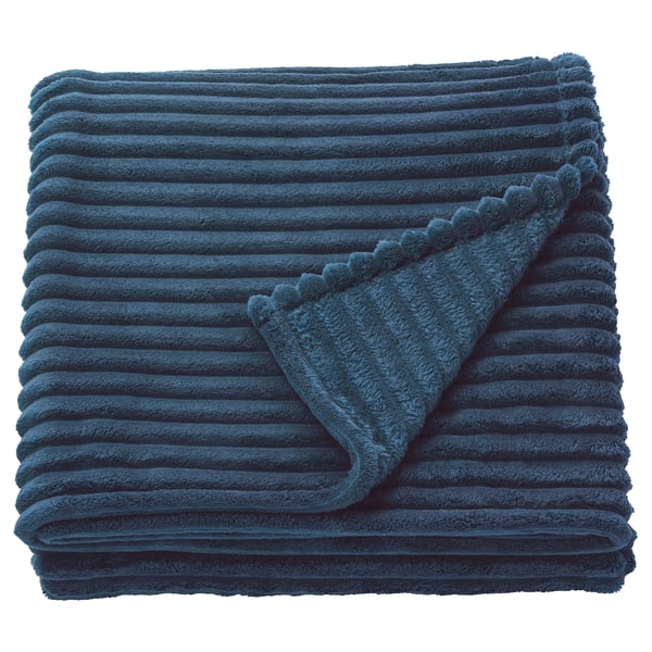 GULLSTRÅLE غطاء سرير, أزرق غامق, 230x250 سم