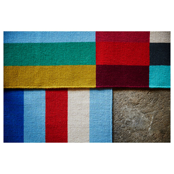 HALVED سجادة، غزل مسطح, صناعة يدوية عدة ألوان, 170x240 سم