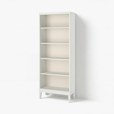 IDANÄS مكتبة, أبيض, ‎81x39x211 سم‏