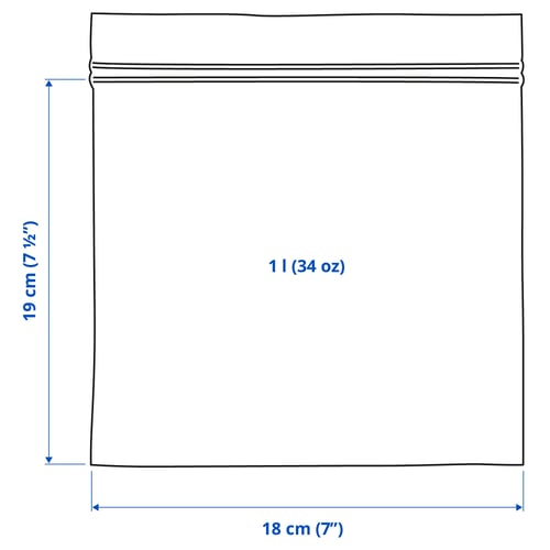 ISTAD كيس حفظ بشريط ضغط