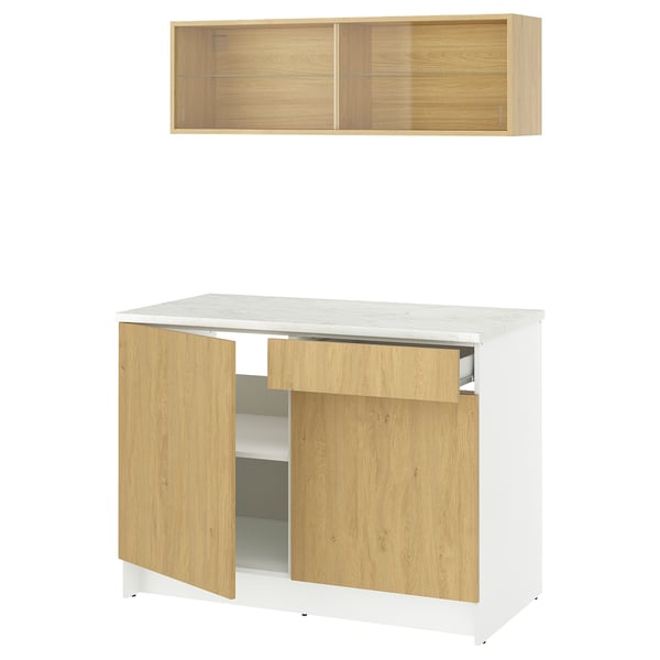 KNOXHULT مطبخ, شكل السنديان, 120x61x220 سم