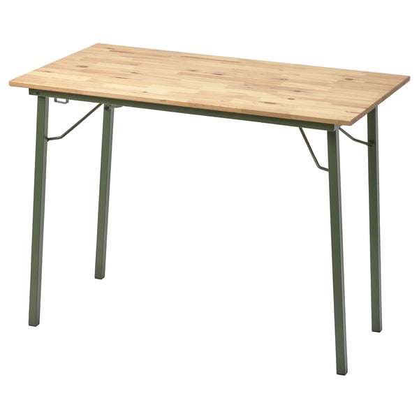 KOMPISHÄNG مكتب, أخضر صنوبر, 100x55 سم
