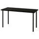 LAGKAPTEN / ADILS مكتب, أسود-بني/أسود, ‎140x60 سم‏