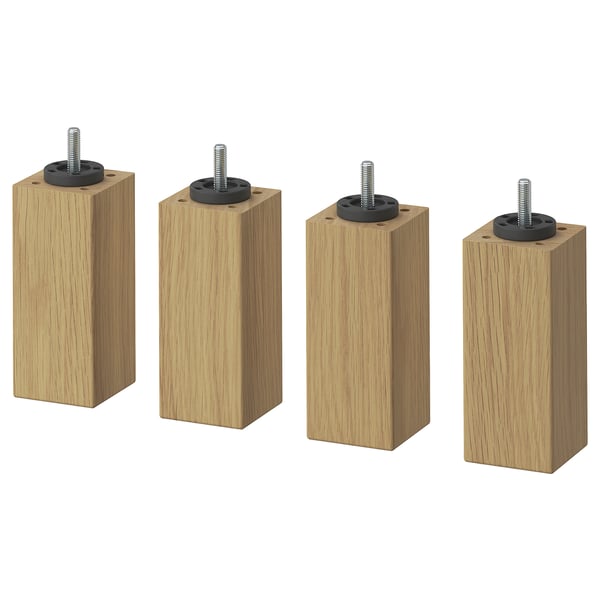 LYNGÖR قاعدة مرتبة ألواح مع أرجل, رمادي غامق, 160x200 سم