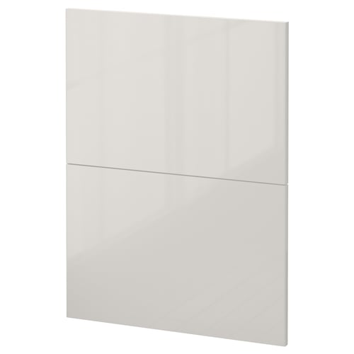 METOD واجهتان لغسالة صحون, Ringhult رمادي فاتح, 60 سم