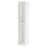 METOD خزانة عالية, أبيض, 40x60x220 سم