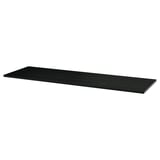 MITTZON سطح طاولة, أسود/قشرة خشب الدردار, 160x48 سم