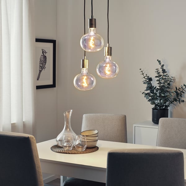 MOLNART لمبة LED E27 260 lumen, شكل بيضاوي عدة ألوان, 150 مم