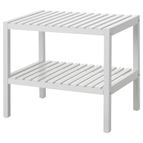 MUSKAN مقعد طويل, أبيض, 58x38 سم
