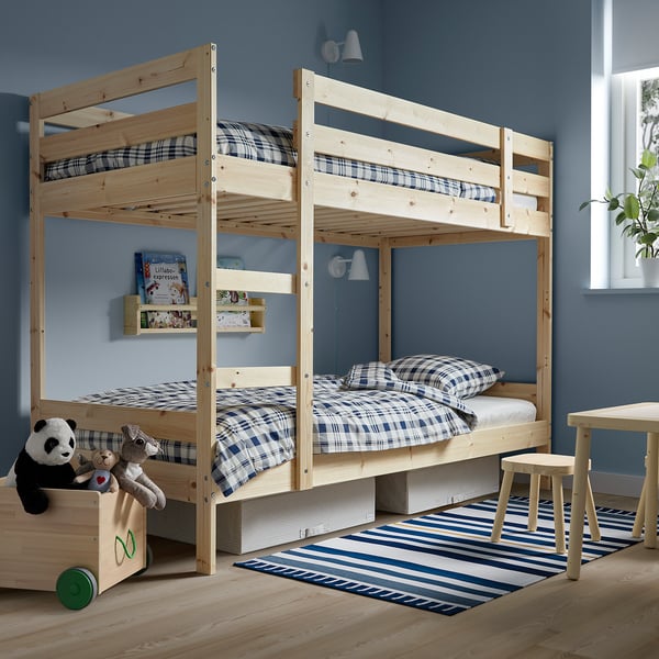 MYDAL هيكل سرير بطابقين, صنوبر, 90x200 سم