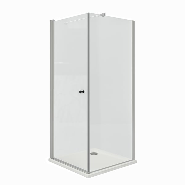 OPPEJEN / FOTINGEN كابينة استحمام مع حوض, 90x90x205 سم