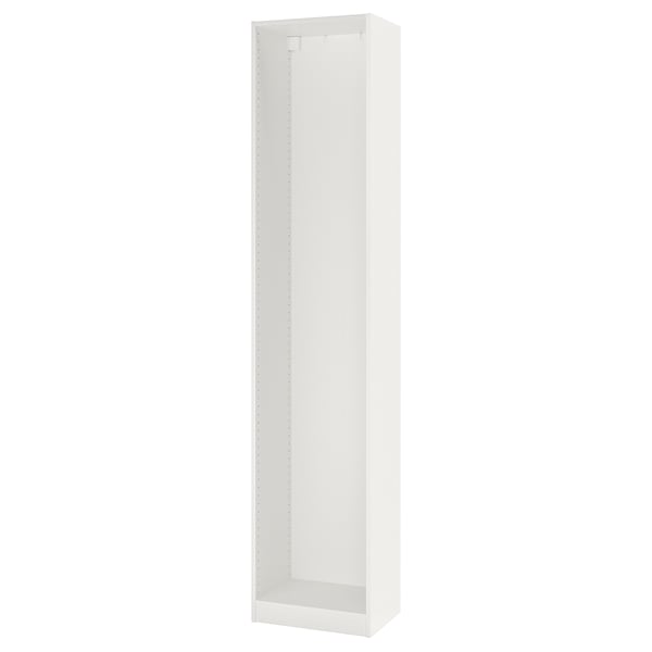 PAX هيكل دولاب ملابس, أبيض, 50x35x236 سم