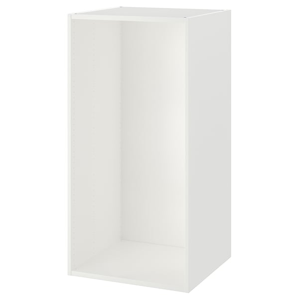 PLATSA هيكل, أبيض, 60x55x120 سم