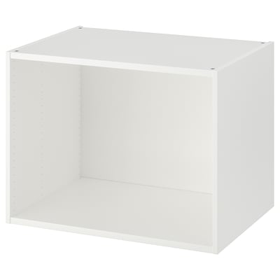 PLATSA هيكل, أبيض, ‎80x55x60 سم‏