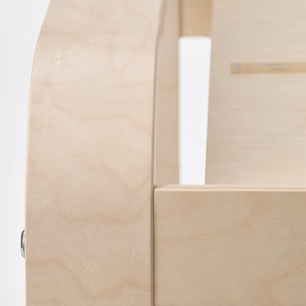 POÄNG مسند قدم, قشرة بتولا/Vissle أخضر زيتوني