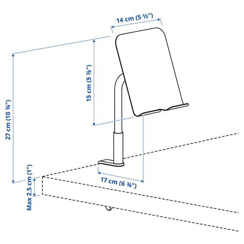 RELATERA تشكيلة مكتب متعدد الارتفاعات, أبيض/أخضر رمادي فاتح, 117x60 سم