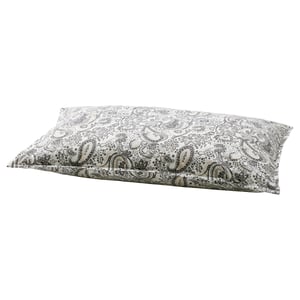 RODGERSIA غطاء مخدة, رمادي/أبيض, ‎50x80 سم‏