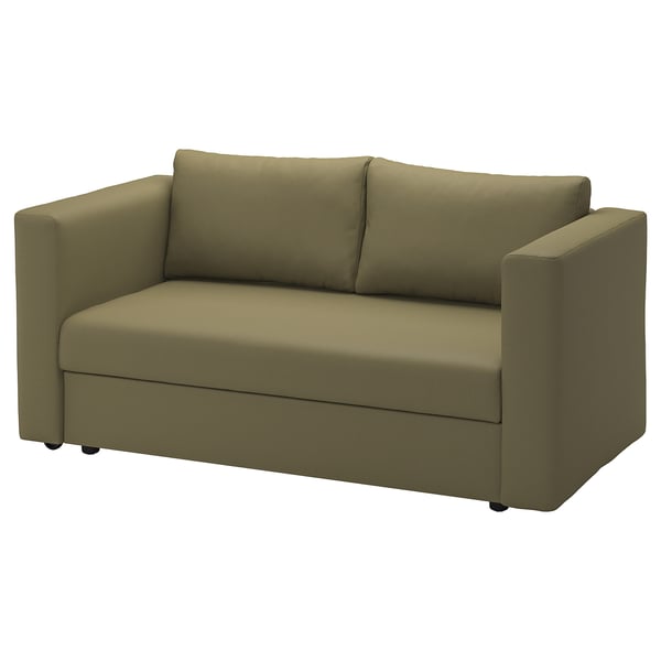 SKÖNABÄCK كنبة-سرير بمقعدين, Vissle أصفر- أخضر