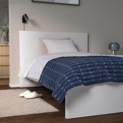 SKOGSKOVALL غطاء سرير, أزرق, ‎160x250 سم‏