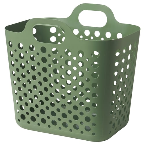 SLIBB سلة غسيل مرنة, أخضر, 24 ل