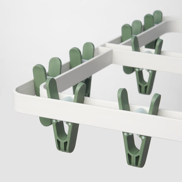 SLIBB منشر معلق 24 مشبك, أخضر