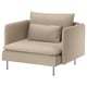 SÖDERHAMN كرسي بذراعين, Kelinge بيج