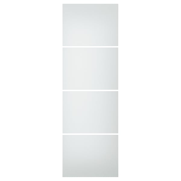SVARTISDAL 4 ألواح لهيكل باب سحّاب, أبيض تأثير الورق, 75x236 سم