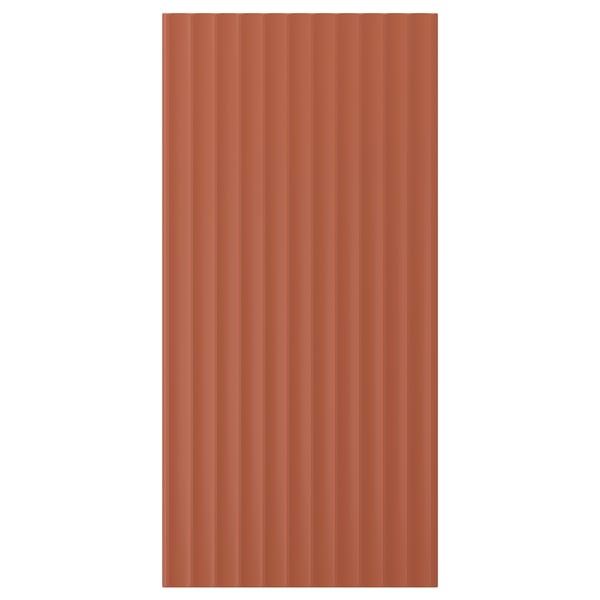 TERRSJÖ لوح غطاء, أحمر-بني نقش مموج, 39x81 سم