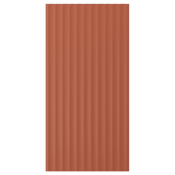 TERRSJÖ باب, أحمر-بني نقش مموج, 40x80 سم