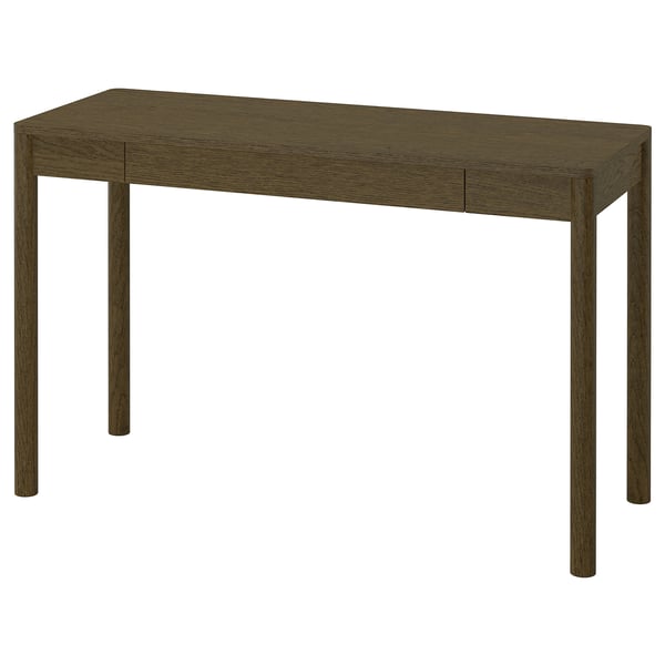 TONSTAD مكتب, بني قشرة سنديان مصبوغ, 120x47 سم