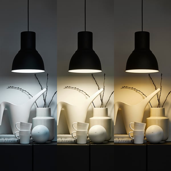 TRÅDFRI لمبة LED E14 470 لومن, ذكي تعتيم لاسلكي/طيف أبيض كروي