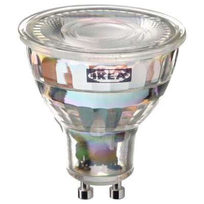 TRÅDFRI لمبة LED GU10 345 lumen, ذكي/تعتيم لاسلكي أبيض دافىء