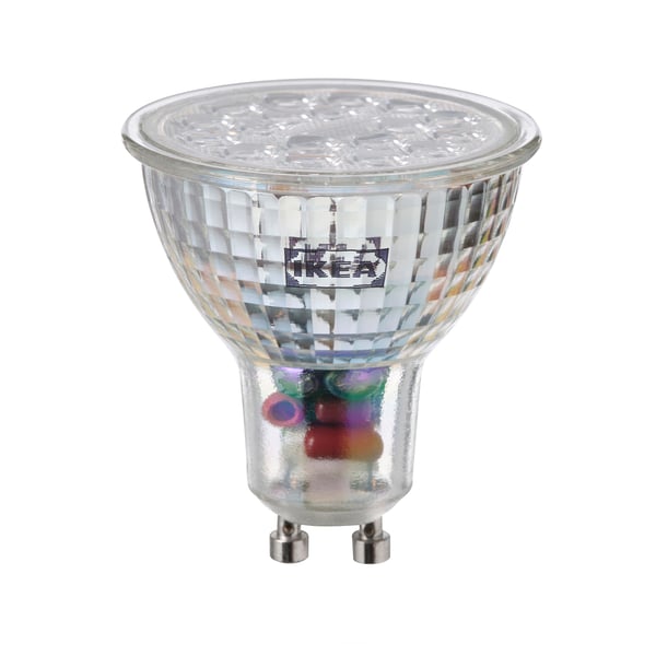 TRÅDFRI لمبة LED GU10 345 lumen, ذكي تعتيم لاسلكي/طيف أبيض