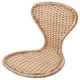 ÄLVSTA: woven rattan chair, supportive & stylish for dining/working.