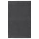 Dark grey rectangular ALSTERN bath mat, pure cotton terry, massaging texture.