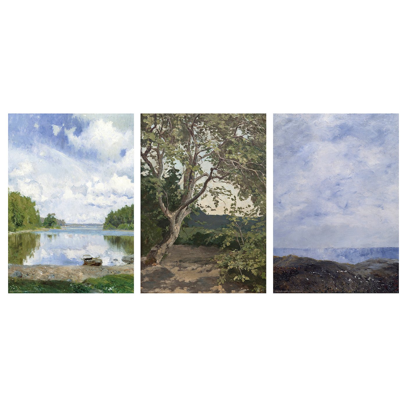 BILD Poster, Nordic landscape, 21x30 cm
