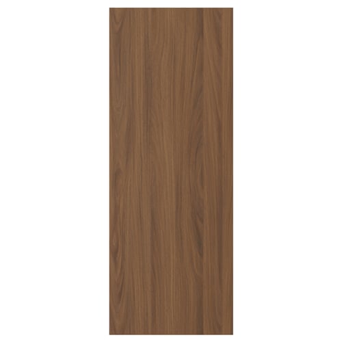 FÖRBÄTTRA walnut panel, smooth, modern design. Particleboard & plastic finishes.