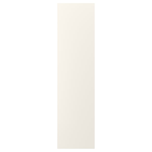 A plain rectangular panel in FÖRBÄTTRA style, cream-colored, made of acrylic paint and fiberboard.