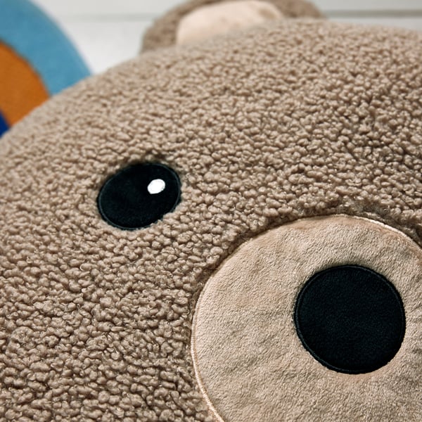 GREJSIMOJS Soft toy, bear/beige, 100 cm