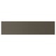 Dark brown rectangular panel, smooth finish, straight edges. HAVSTORP series, acrylic paint, fibreboard.