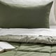 HEDFRYLE Comforter set, green, 240x220/50x80 cm