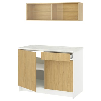 KNOXHULT Kitchen, oak effect, 120x61x220 cm