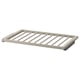 KOMPLEMENT trouser hanger in beige, modern design with slatted structure, sturdy steel frame, smooth surface for easy access.