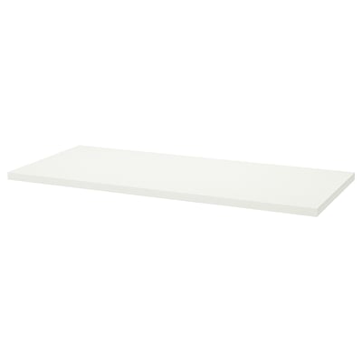 LAGKAPTEN / ADILS Desk, white/black, 140x60 cm