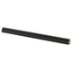 LERHYTTAN black wooden trim, rectangular, bevelled edges, solid wood frame with veneer panel.